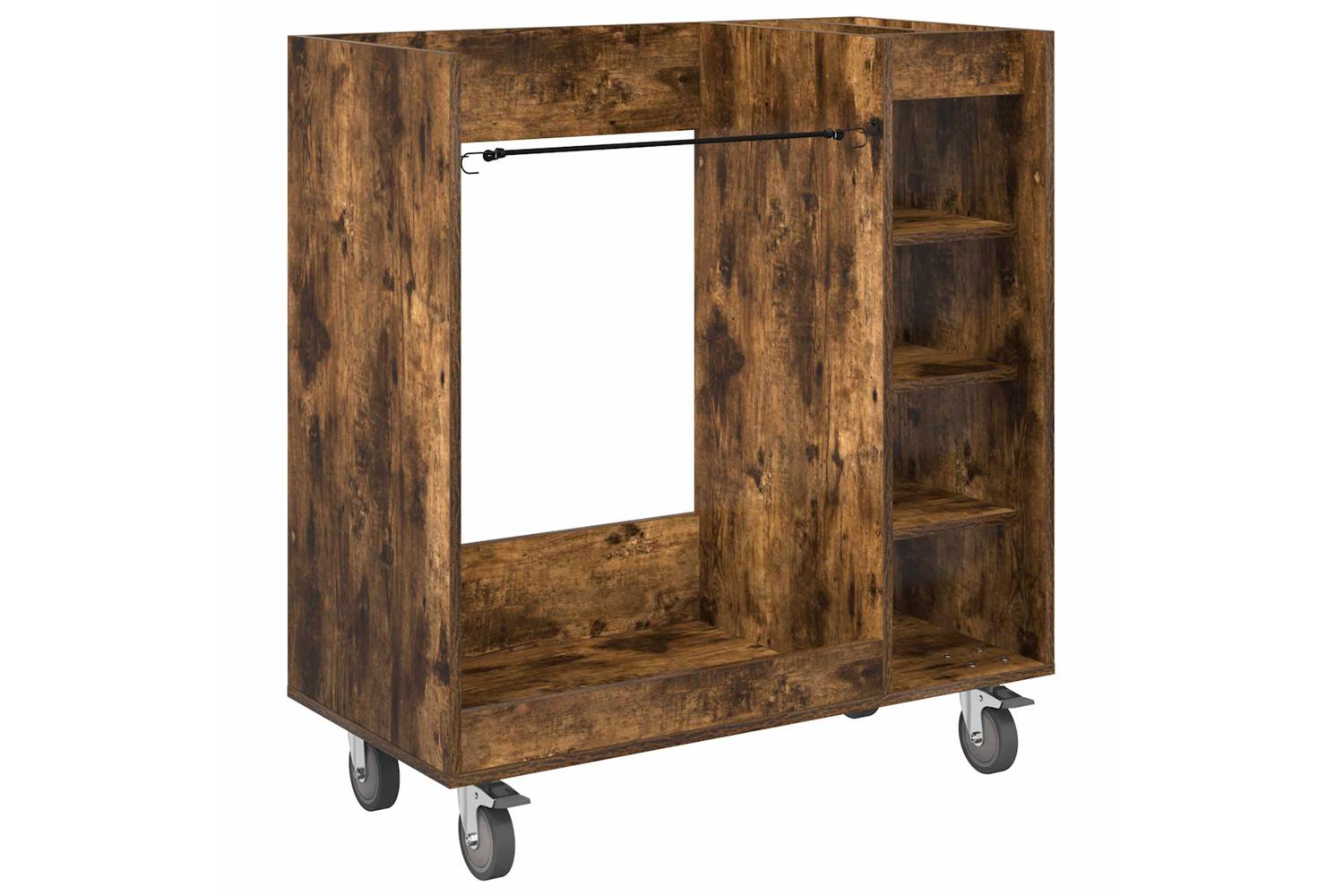 Vidaxl Golf Cabinet With Wheel Plain Grey Sonoma 90 X 45 X 98 Cm