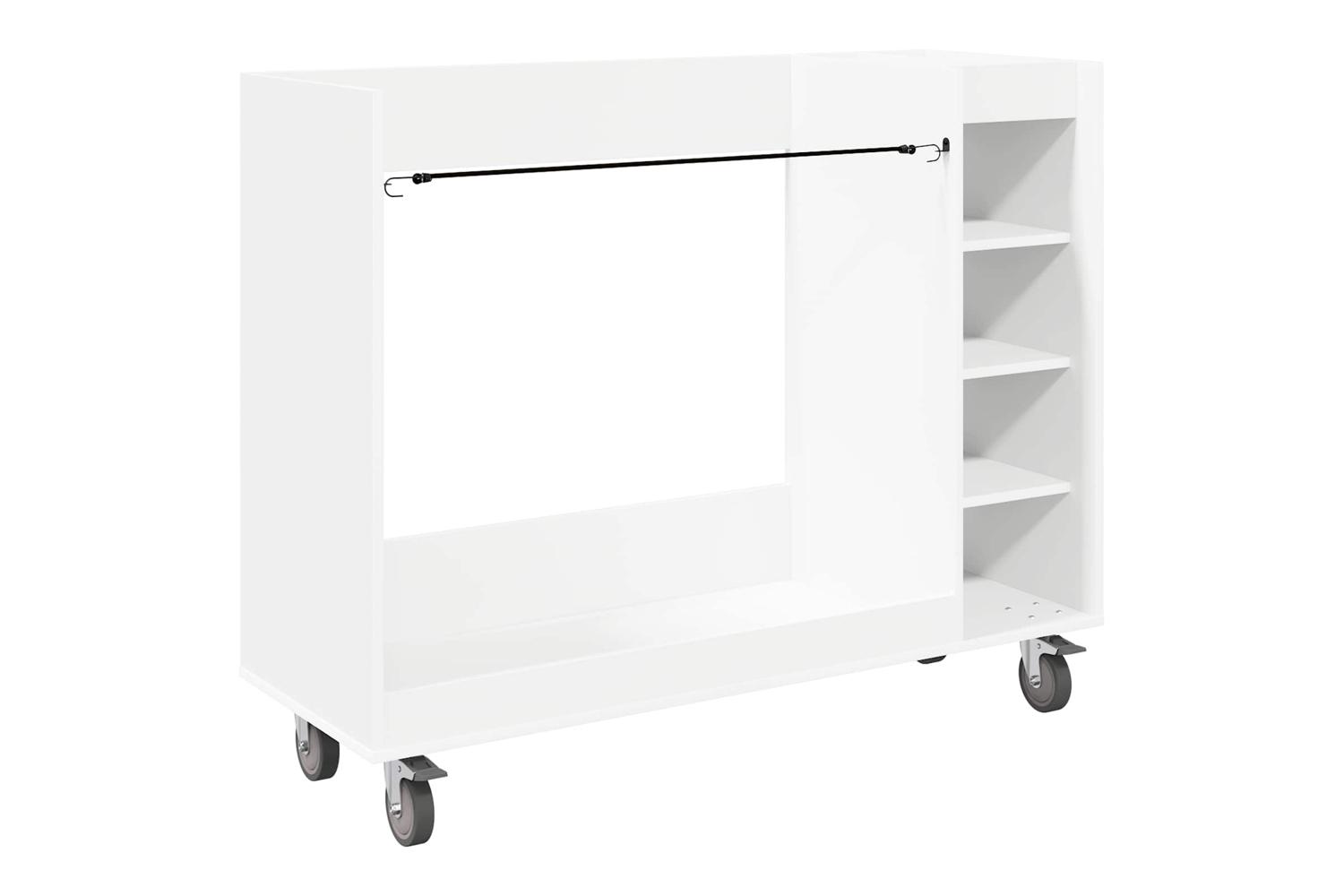 Vidaxl Golf Cabinet With Wheel Plain Black Oak 120 X 45 X 98 Cm