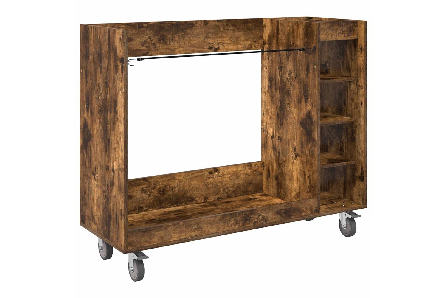 Vidaxl Golf Cabinet With Wheel Plain Grey Sonoma 120 X 45 X 98 Cm