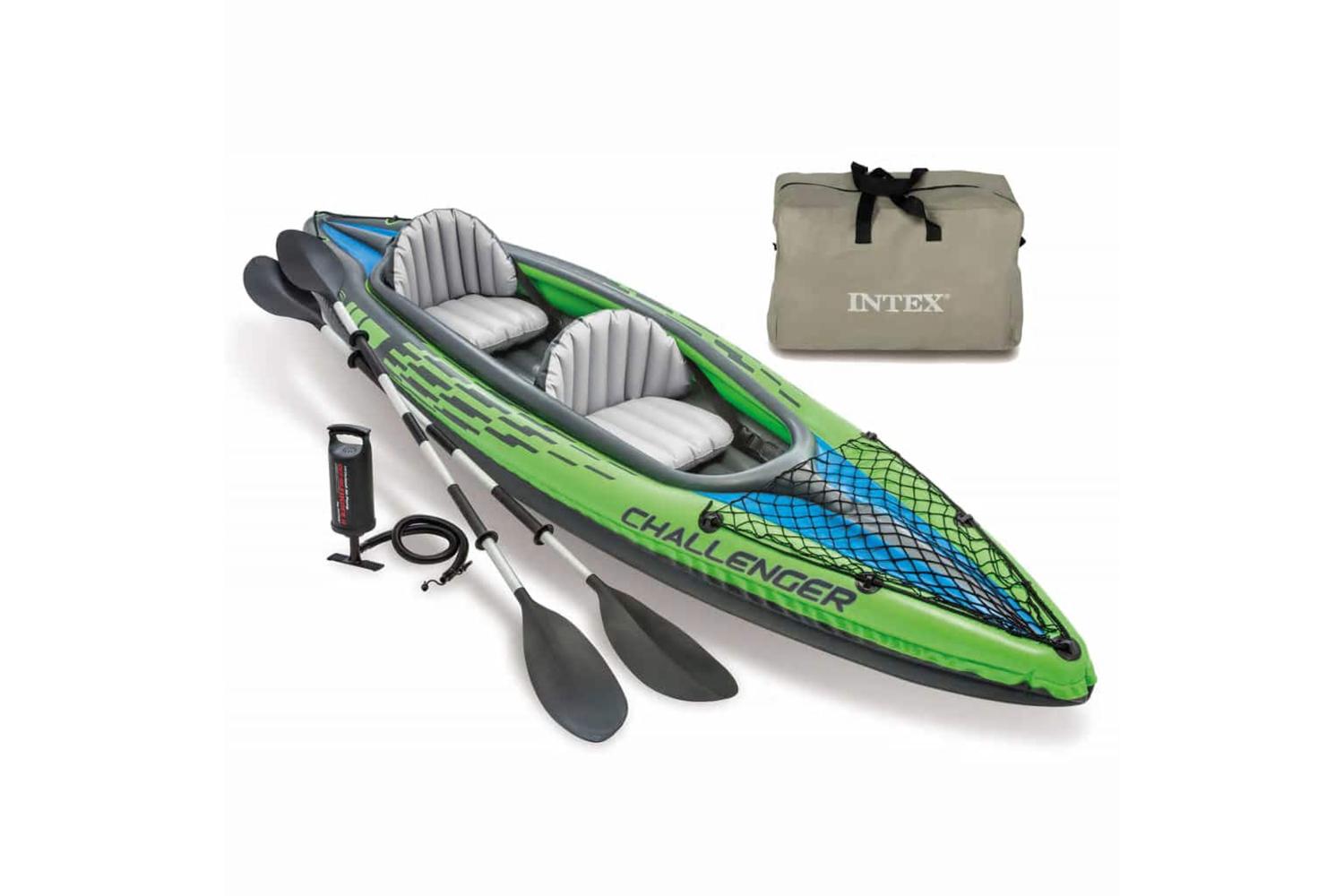 Intex Inflatable Kayak Challenger K2 351x76x38 Cm 68306np