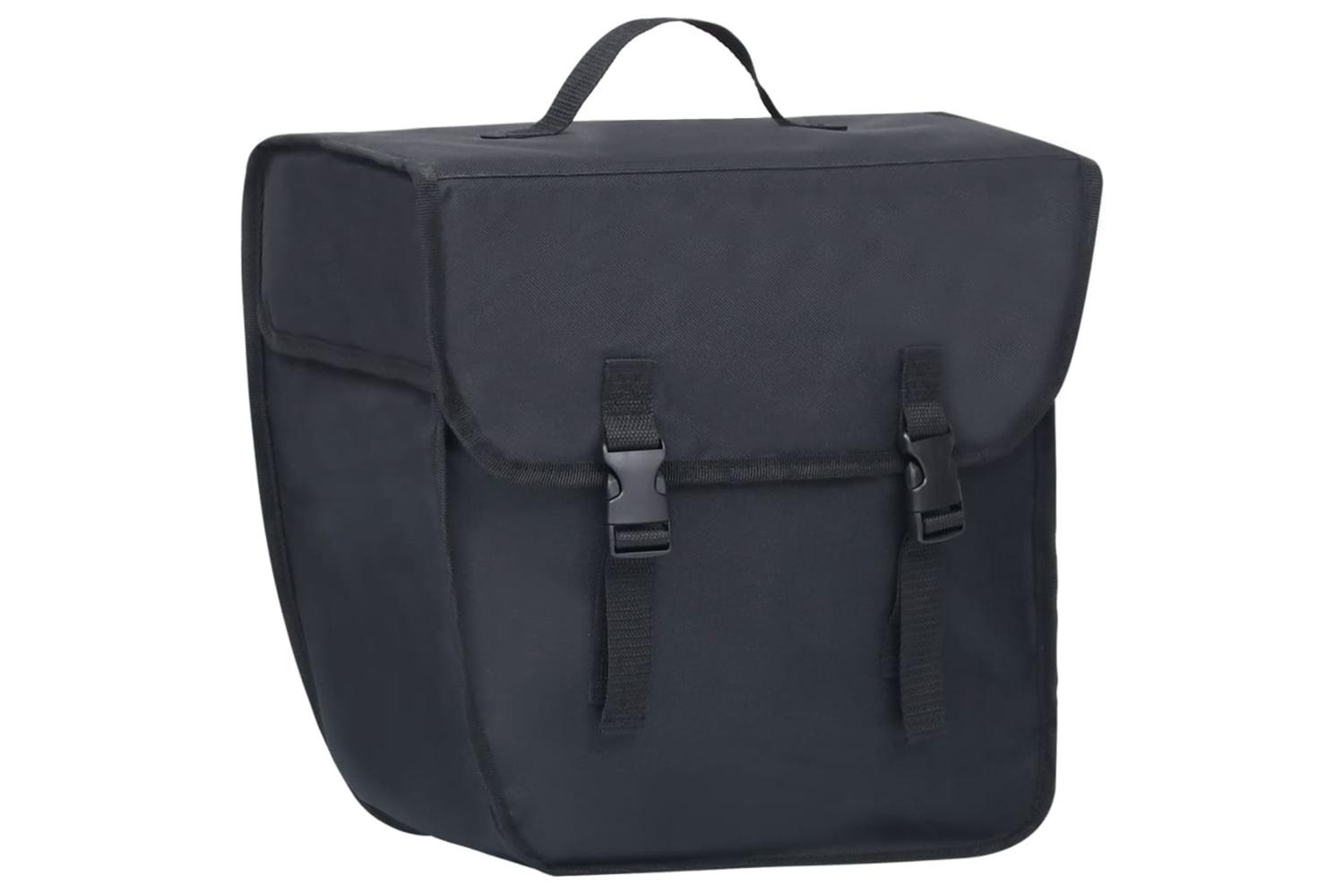 Vidaxl Single Bicycle Bag For Pannier Rack Waterproof 21 L Black