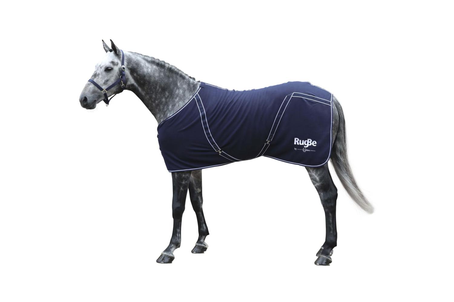 Covalliero Fleece Horse Blanket Rugbe Classic 125 Cm Navy Blue