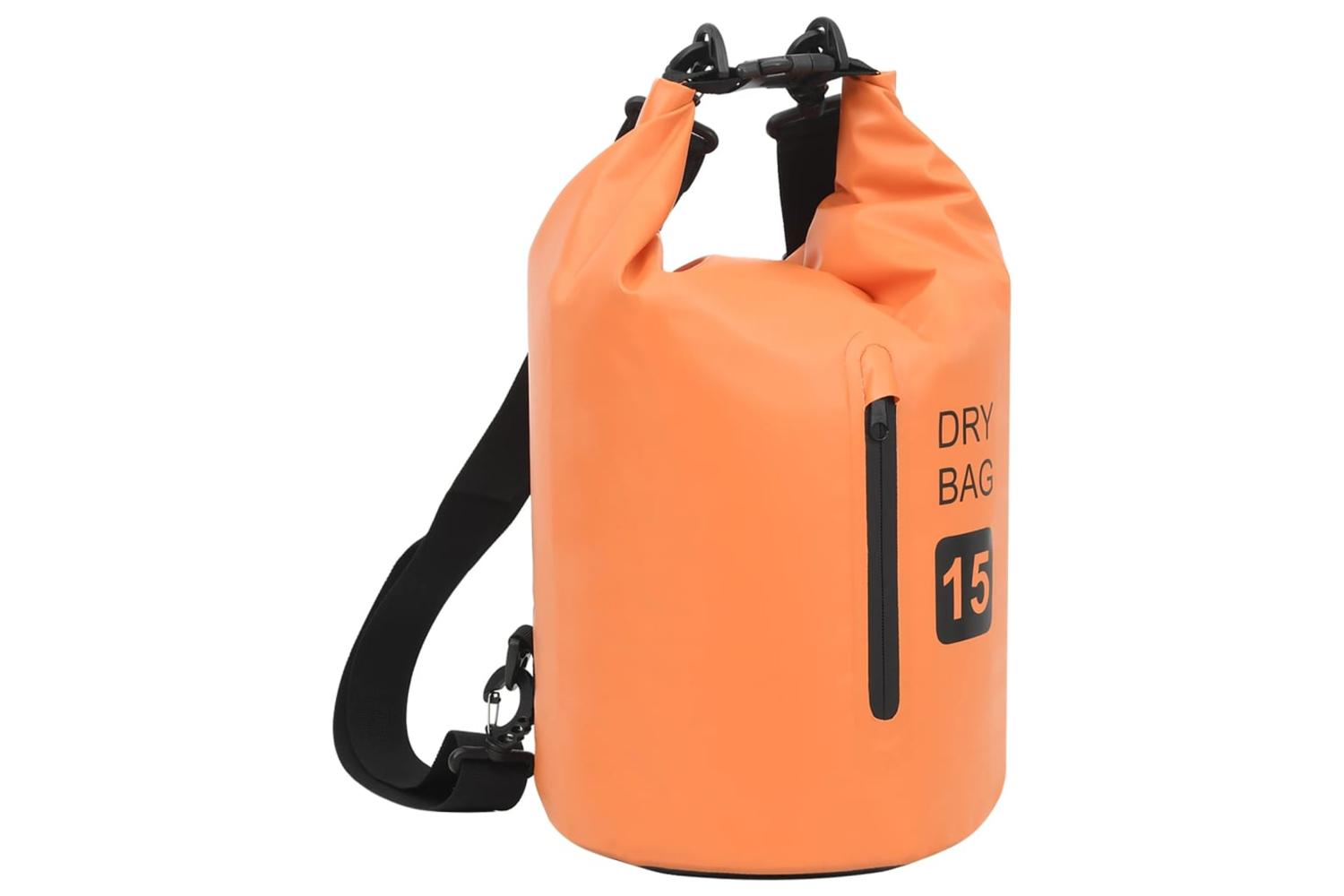 Vidaxl Dry Bag With Zipper Green 30 L Pvc