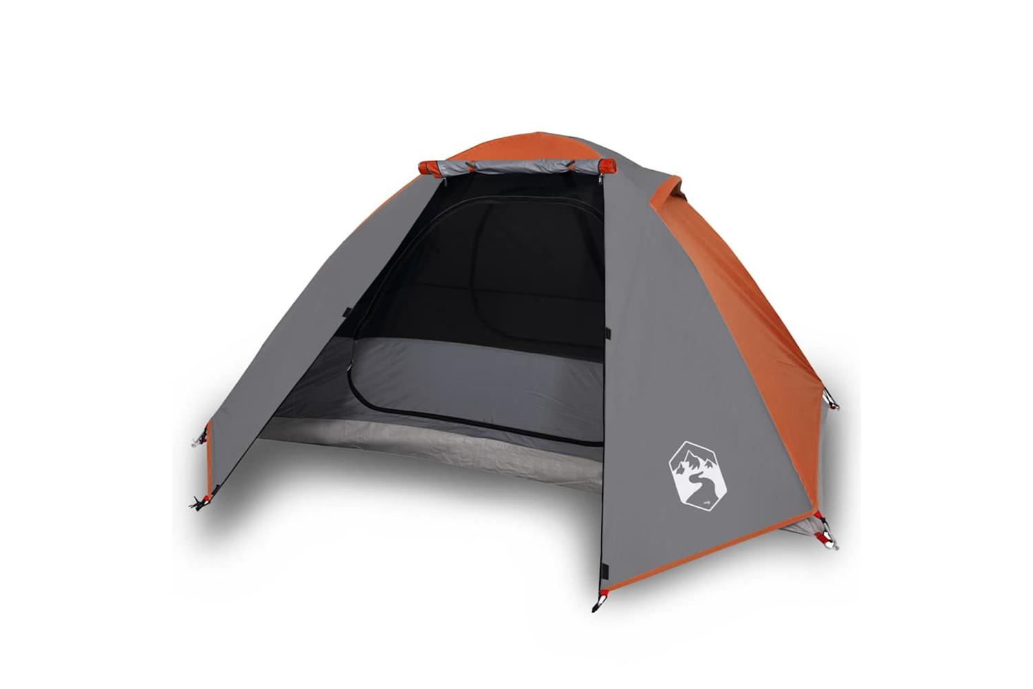 Vidaxl Camping Tent Dome 2-person Orange Waterproof