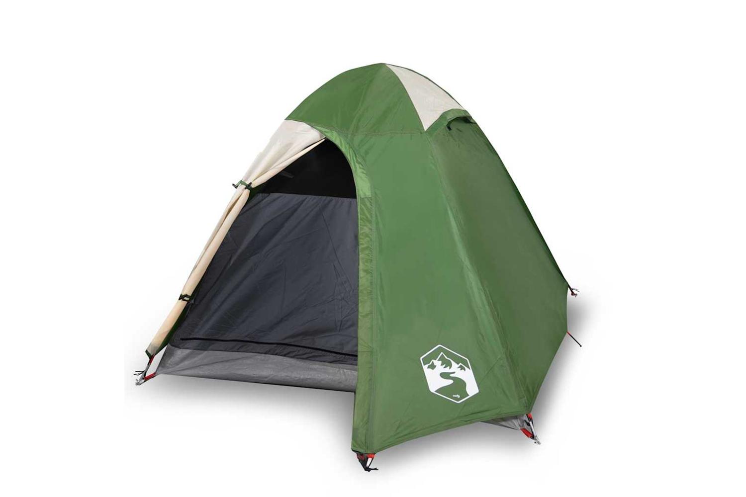 Vidaxl Camping Tent Dome 2-person Green Waterproof