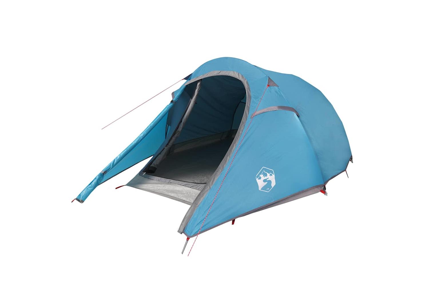 Vidaxl Camping Tent Tunnel 3-person Blue Waterproof