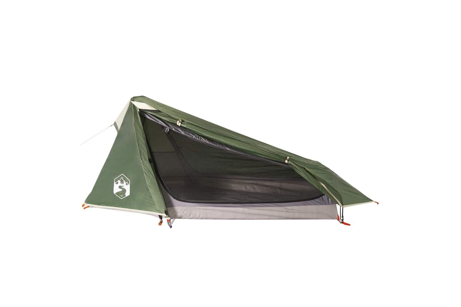 Vidaxl Camping Tent Tunnel 1-person Green Waterproof