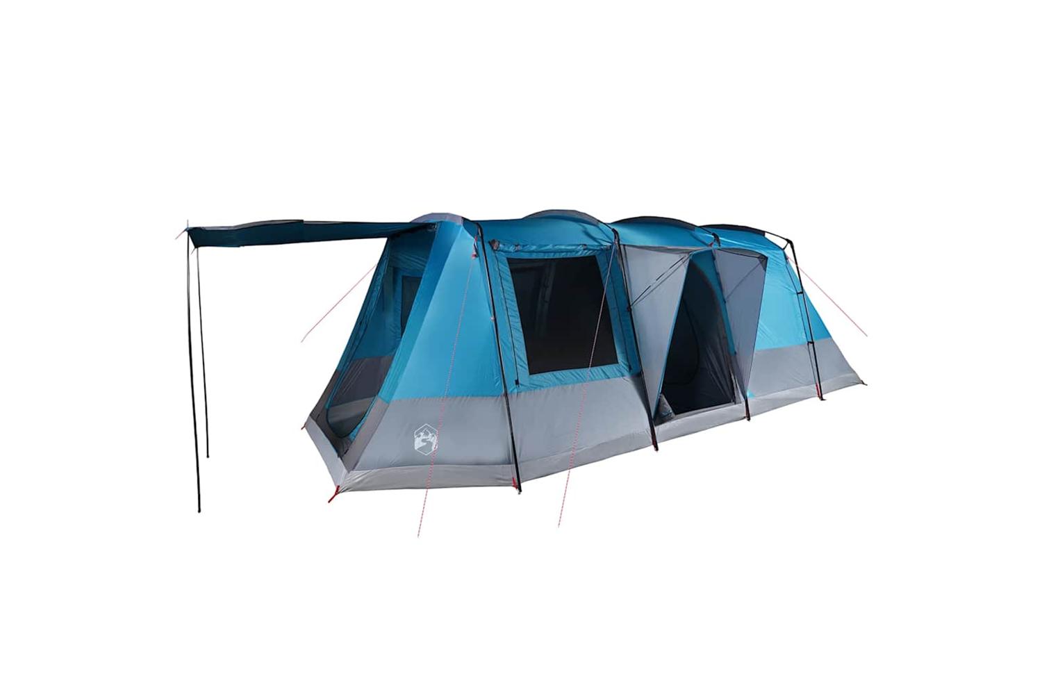 Vidaxl Camping Tent Tunnel 4-person Blue Waterproof