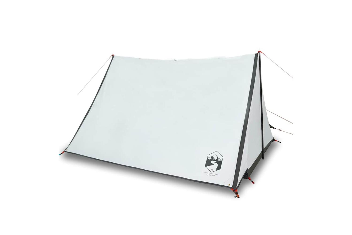 Vidaxl Camping Tent 2-person White Blackout Fabric Waterproof