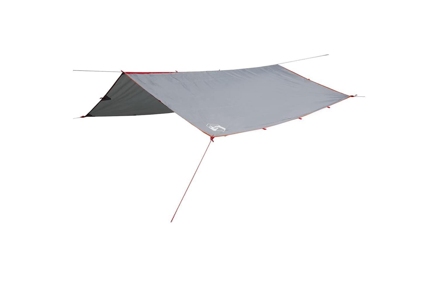 Vidaxl Camping Tarp Grey And Orange 360x294 Cm Waterproof