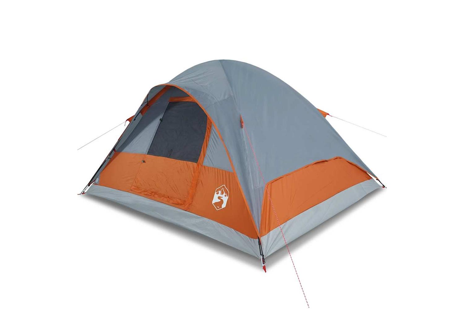 Vidaxl Family Tent Dome 6-person White Blackout Fabric Waterproof