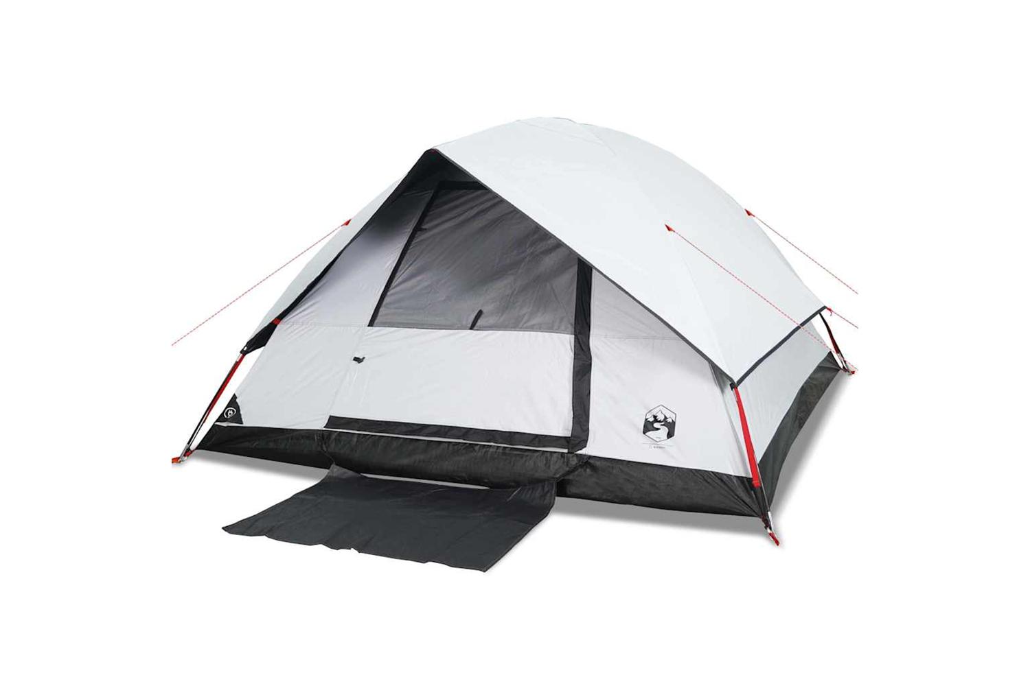 Vidaxl Camping Tent Tunnel 4-person Blue Waterproof