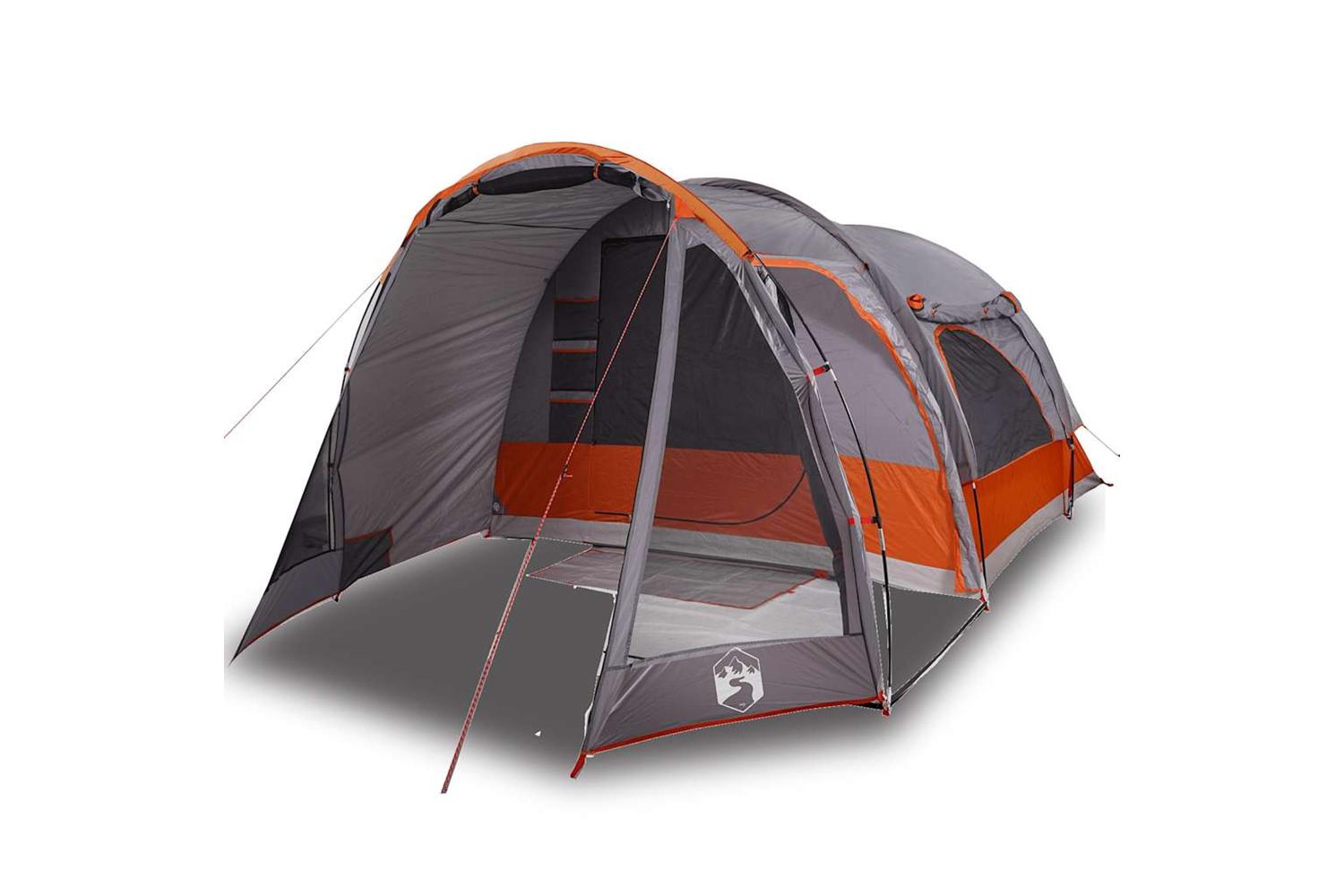 Vidaxl Family Tent Tunnel 6-person Grey Waterproof