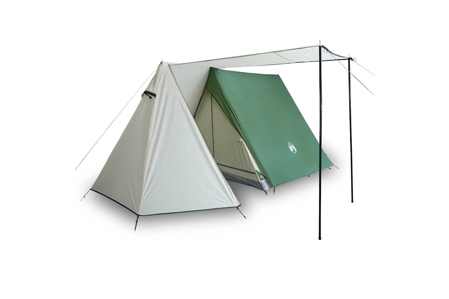 Vidaxl Camping Tent 3-person Green Waterproof