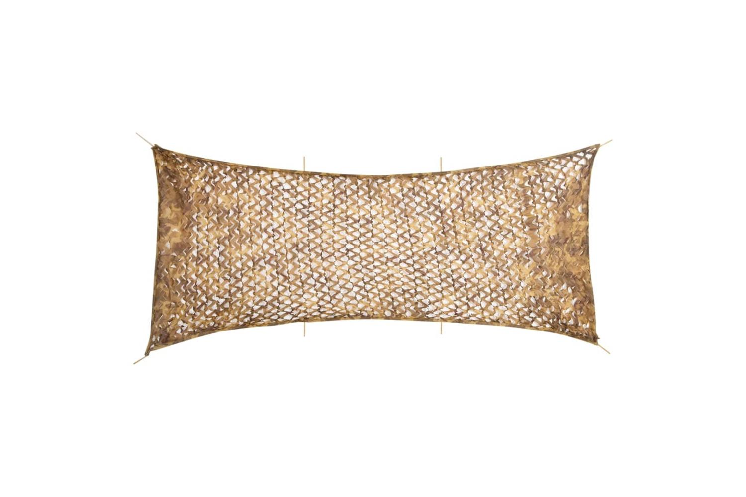 Vidaxl Camouflage Net With Storage Bag 627x290 Cm Sand