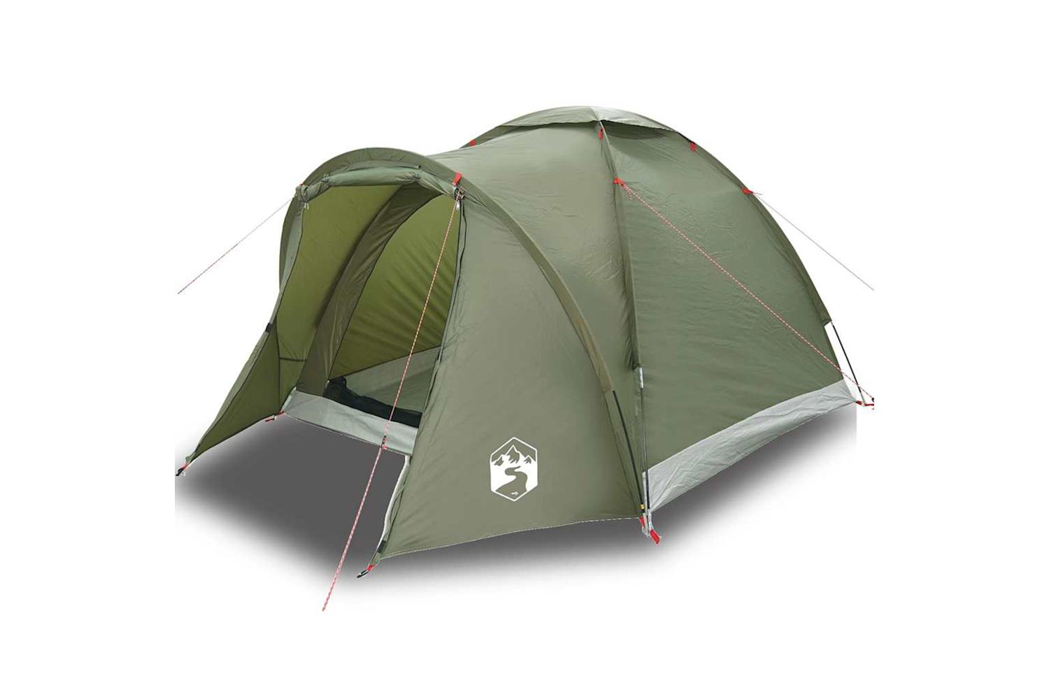 Vidaxl Fishing Tent 2-person Olive Green Waterproof