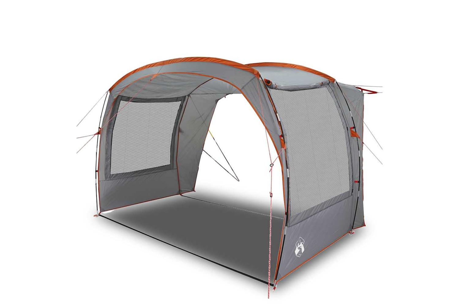 Vidaxl Car Tent Grey And Orange Waterproof