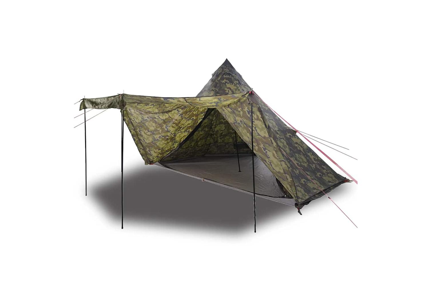 Vidaxl Camping Tarp Grey And Orange 360x294 Cm Waterproof