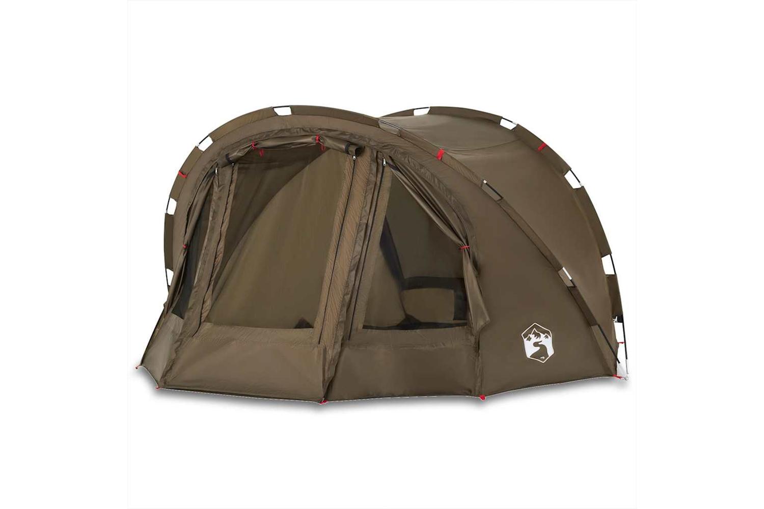 Vidaxl Fishing Tent 4-person Olive Green Waterproof