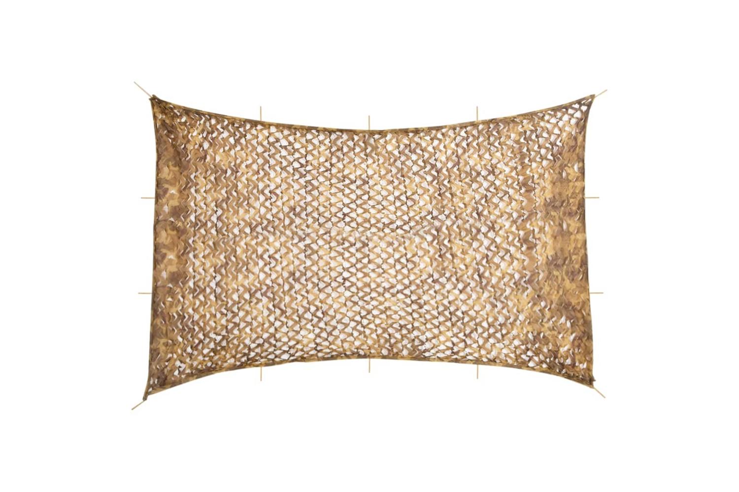 Vidaxl Camouflage Net With Storage Bag 833x609 Cm Sand