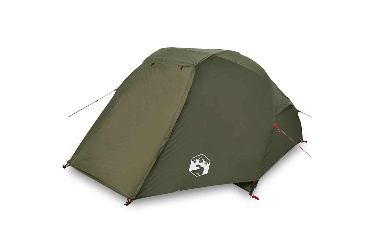 Vidaxl Fishing Tent 3-person Olive Green Waterproof