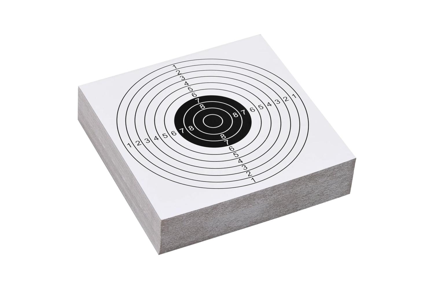 Vidaxl 100 Pcs Shooting Paper Targets 15x15 Cm