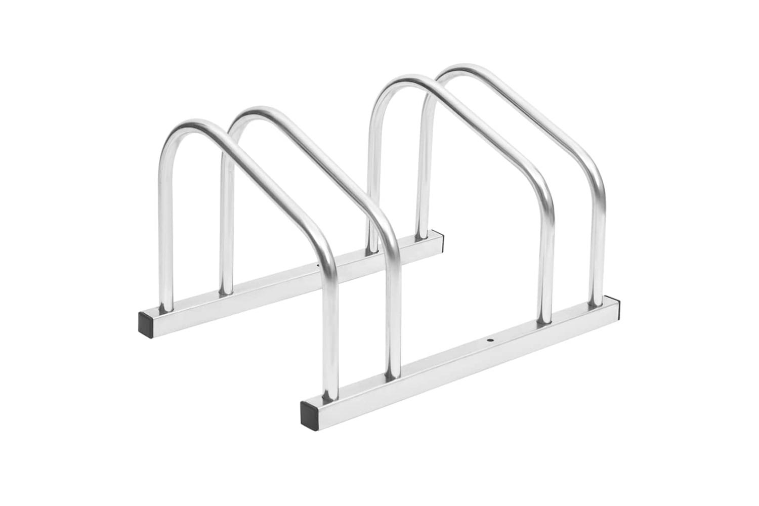 Vidaxl Bike Rack For 2 Bikes Galvanised Steel