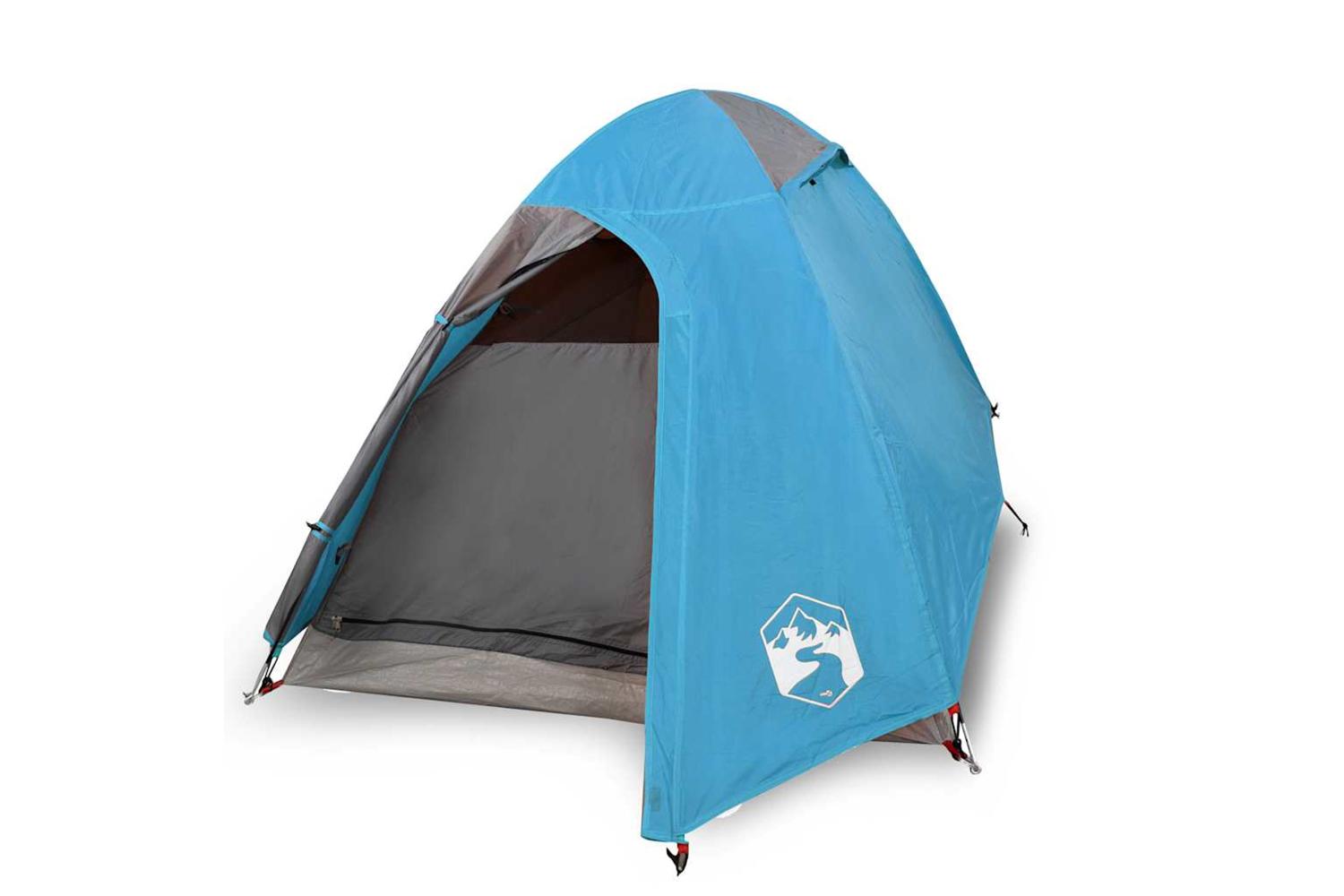 Vidaxl Camping Tent Dome 2-person Blue Waterproof
