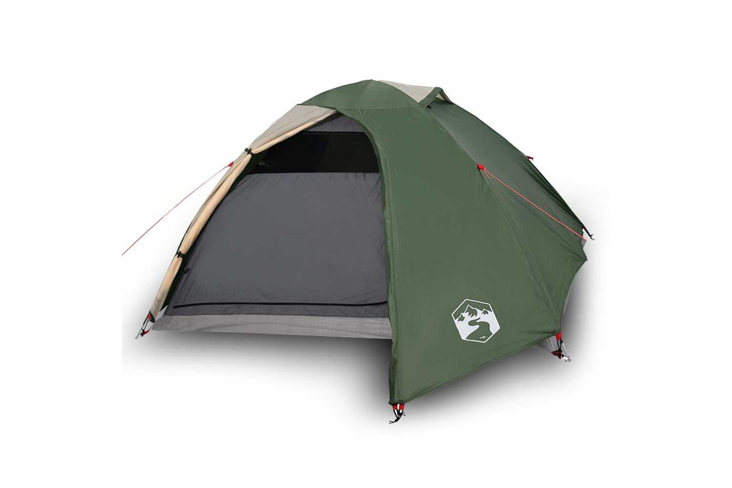 Vidaxl Camping Tent Dome 4-person Green Waterproof