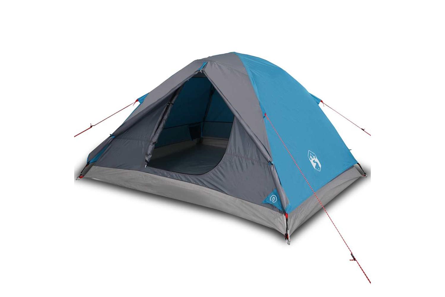 Vidaxl Camping Tent Dome 3-person Blue Waterproof