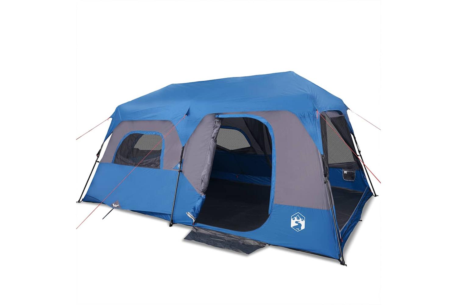 Vidaxl Self Inflating Camping Mattress With Pillow 1-person Blue