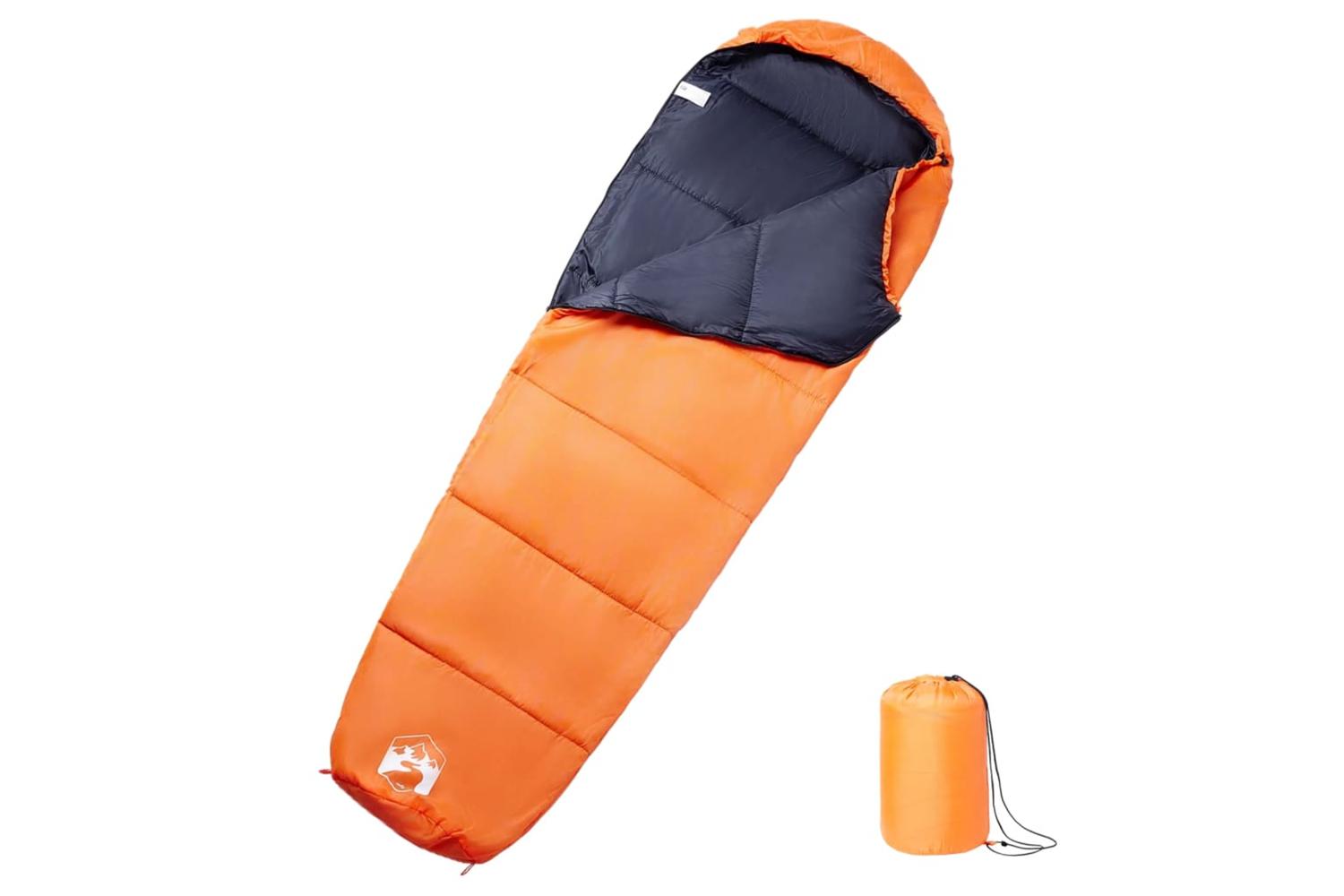 Vidaxl Mummy Sleeping Bag For Adults Camping 3 Seasons