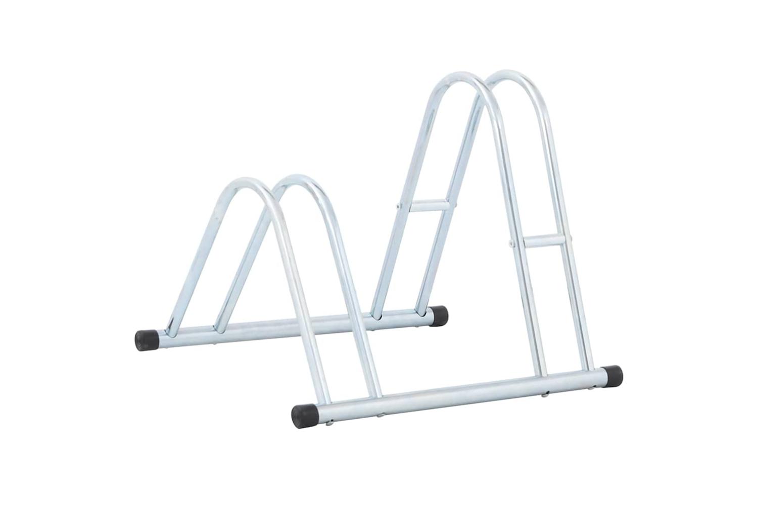 Vidaxl Bicycle Stand For 2 Bikes Floor Freestanding Galvanised Steel