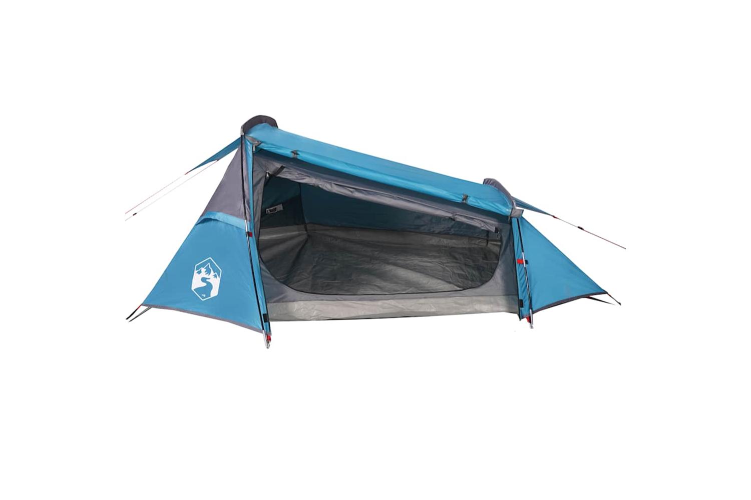 Vidaxl Camping Tent Tunnel 2-person Blue Waterproof