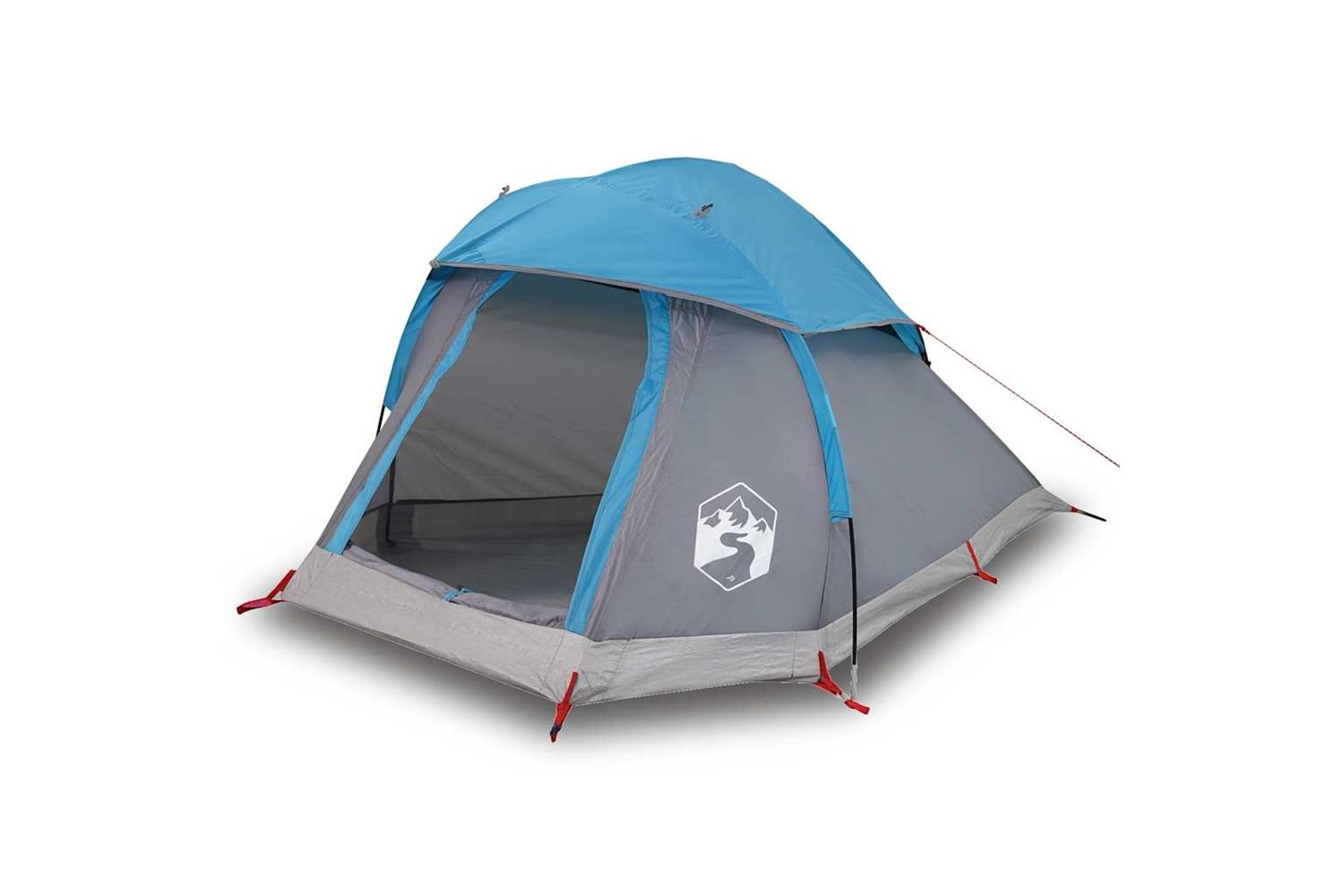 Vidaxl Camping Tent Dome 1-person Blue Waterproof