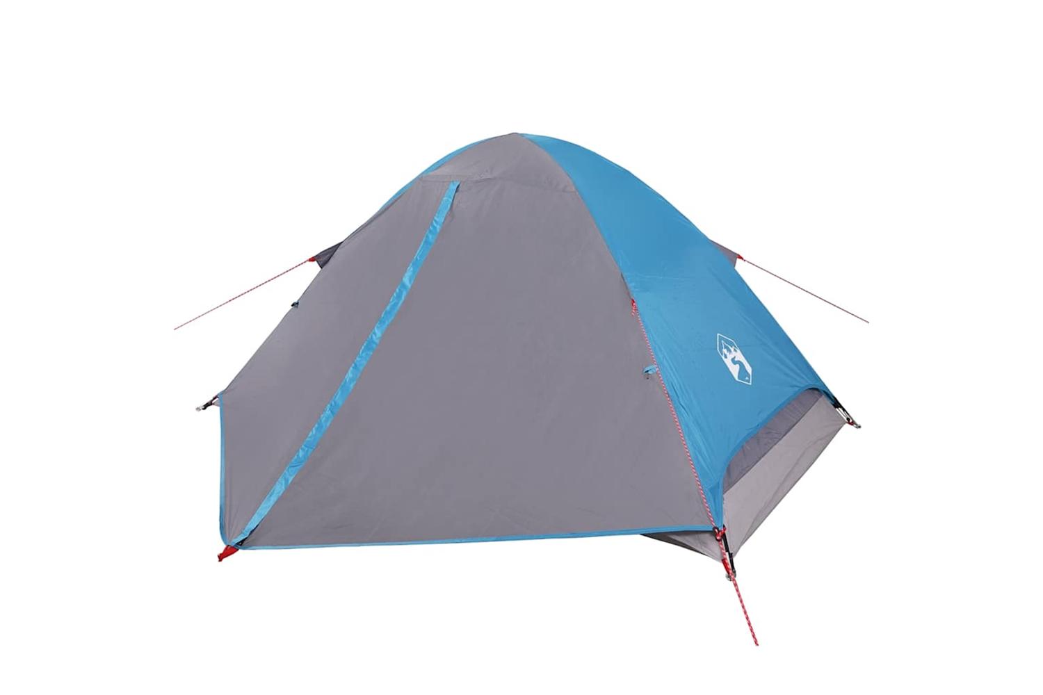 Vidaxl Camping Tent Dome 4-person Blue Waterproof