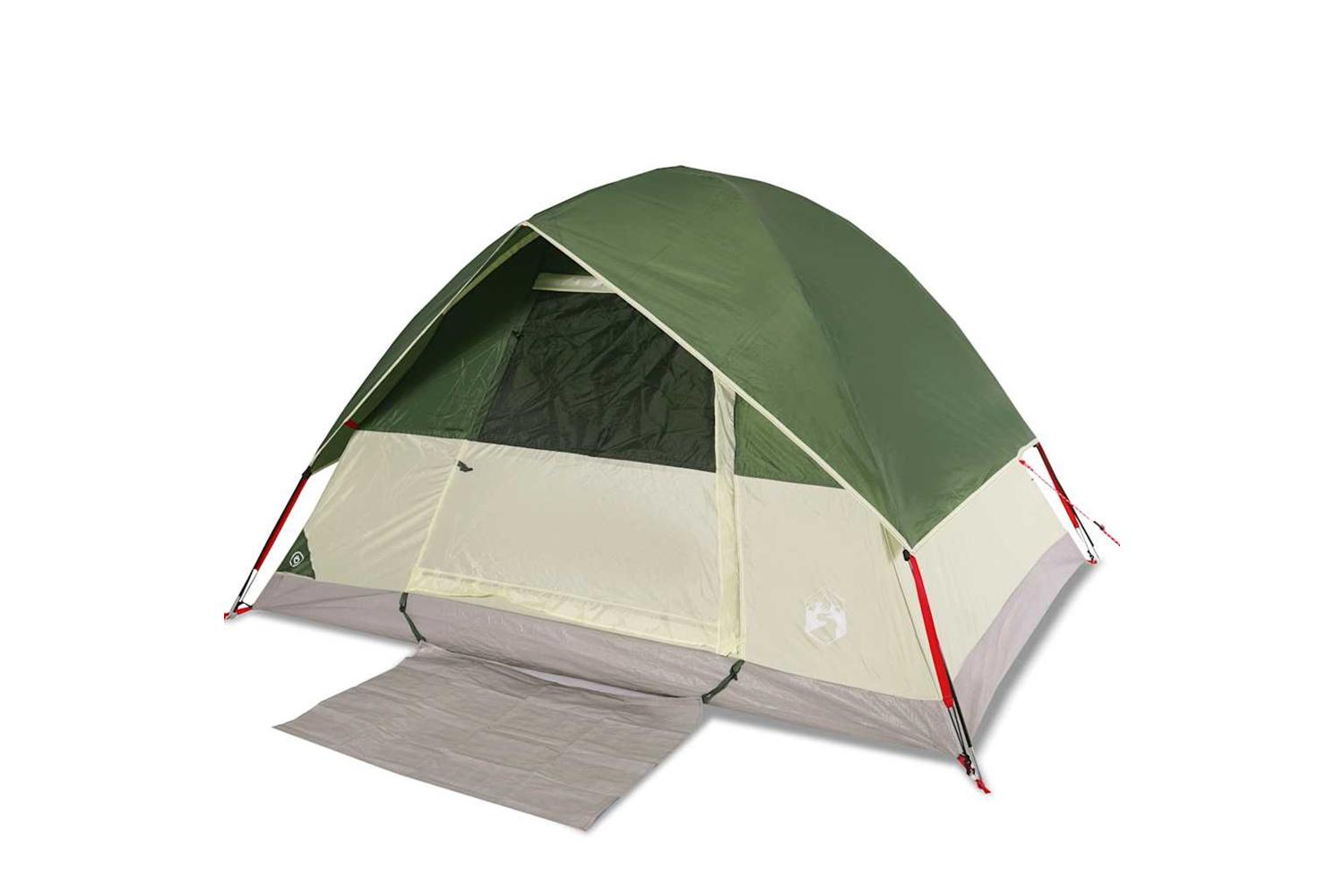 Vidaxl Camping Tent Dome 2-person Green Waterproof
