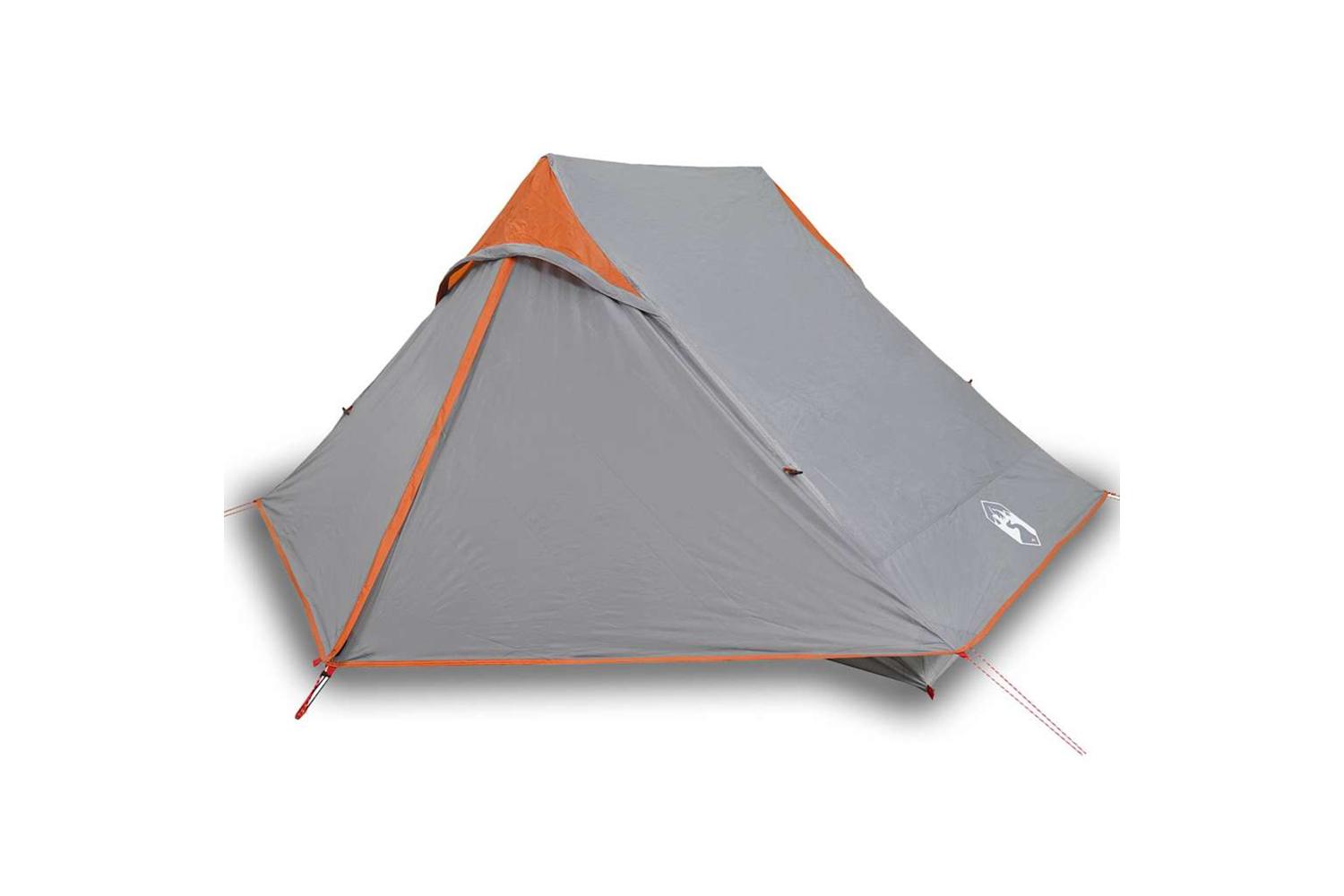 Vidaxl Camping Tent 2-person Grey Waterproof