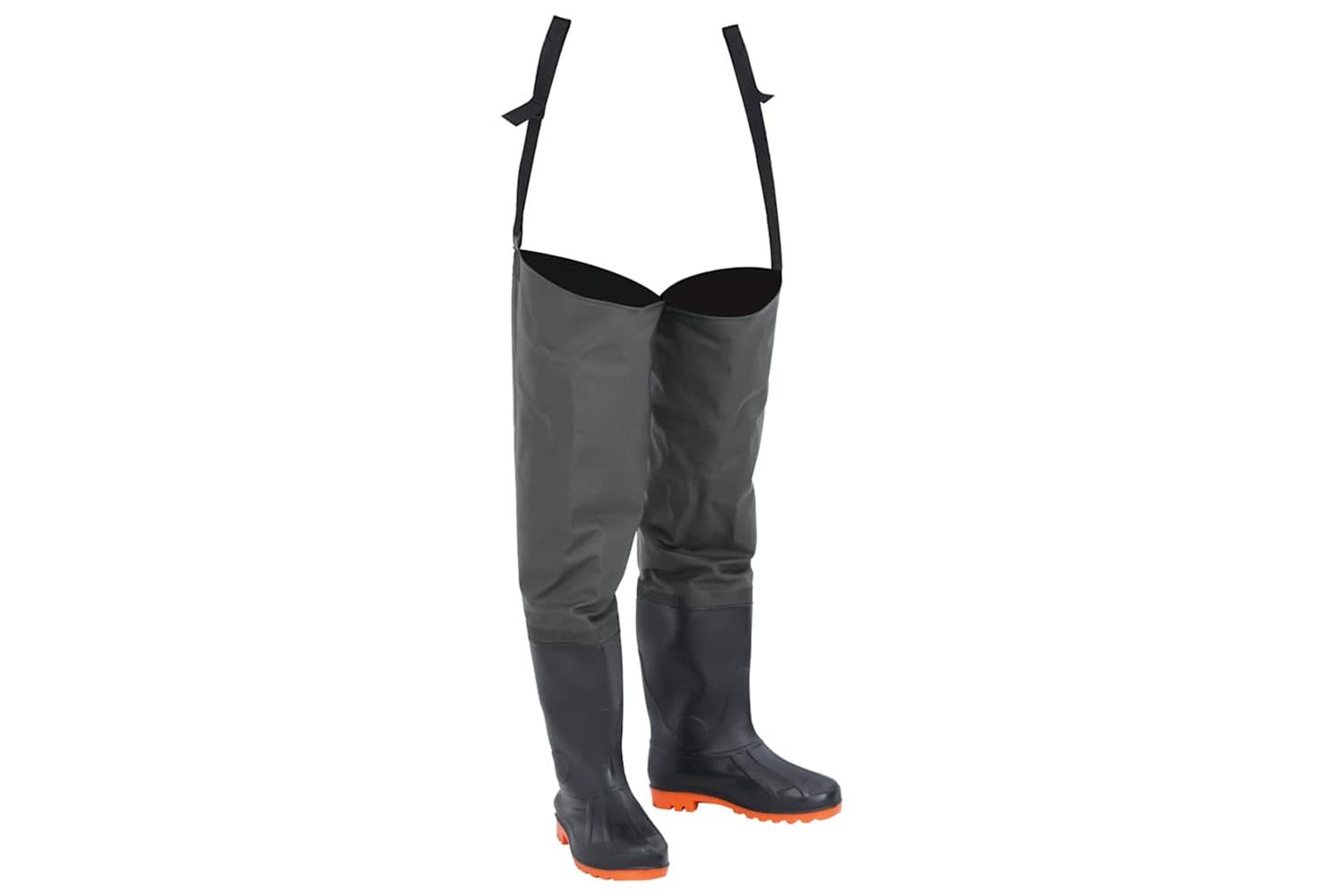 Vidaxl Hip Waders Dark Green Size 45