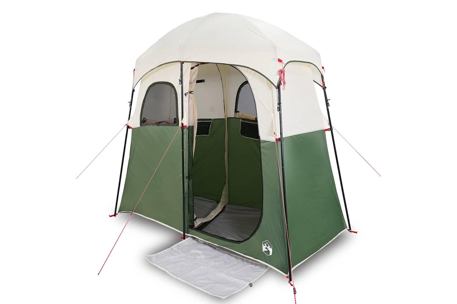 Vidaxl Shower Tent 2-person Green Waterproof
