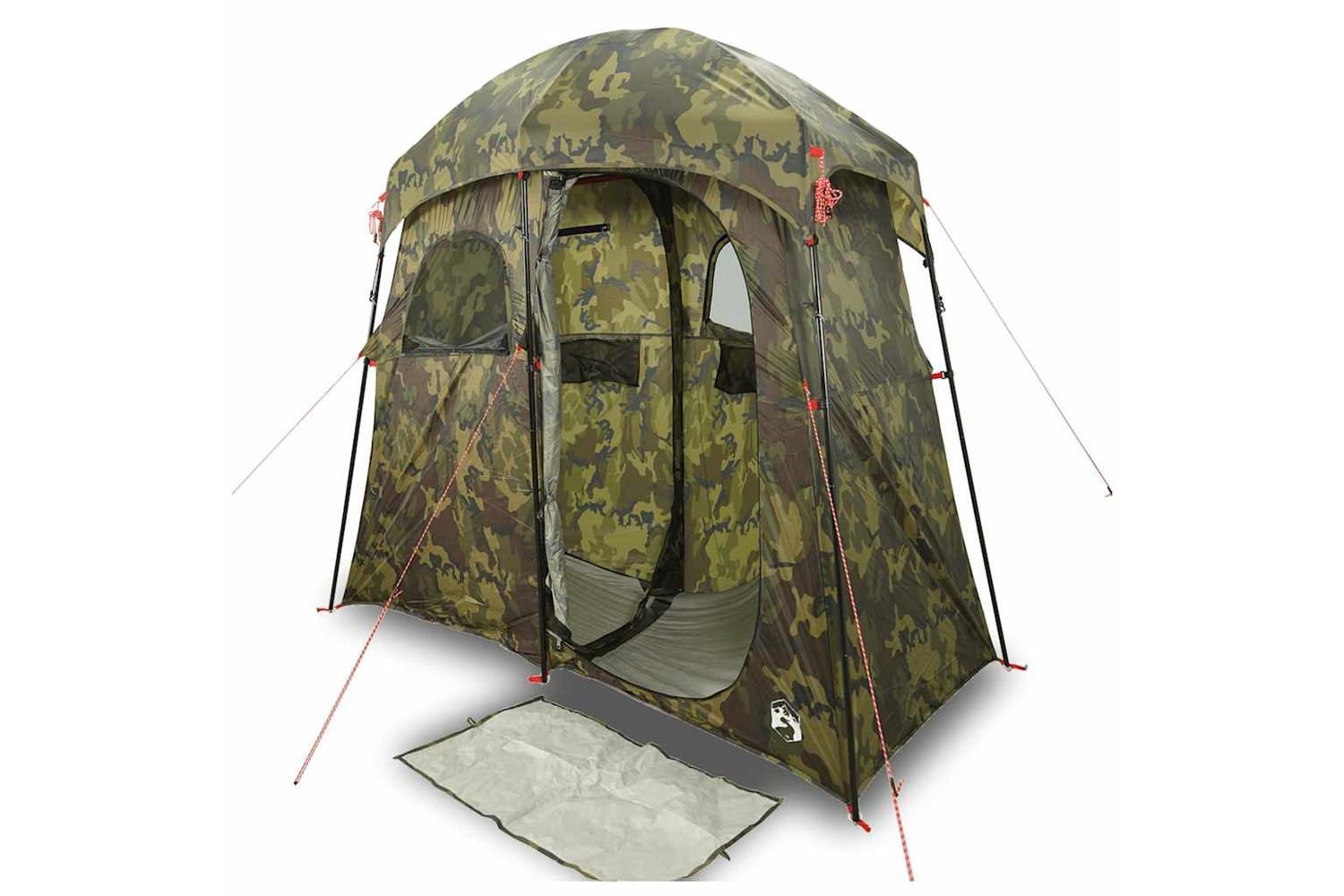 Vidaxl Shower Tent 2-person Camouflage Waterproof