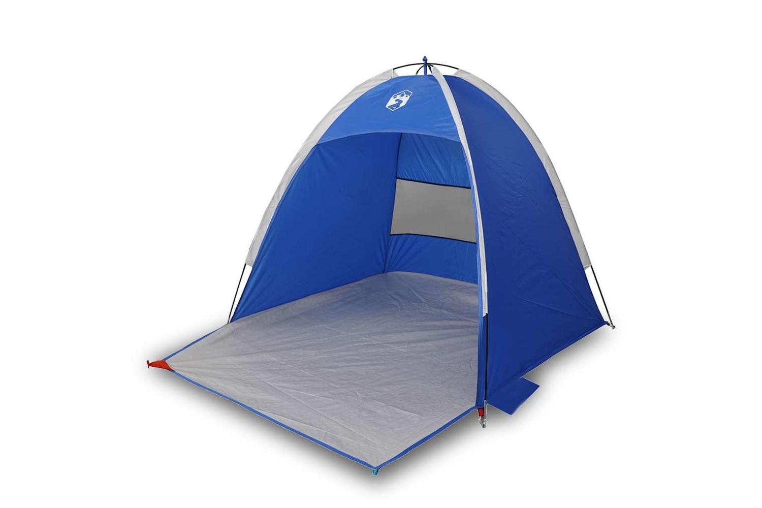 Vidaxl Beach Tent 3-person Azure Blue Waterproof