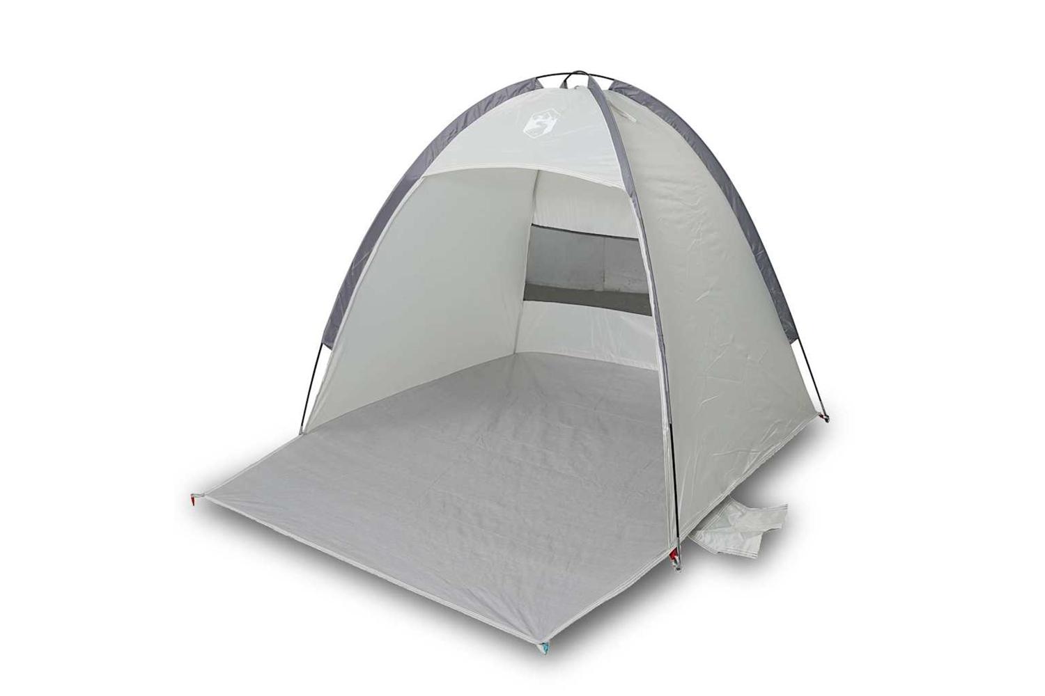Vidaxl Beach Tent 3-person Grey Waterproof