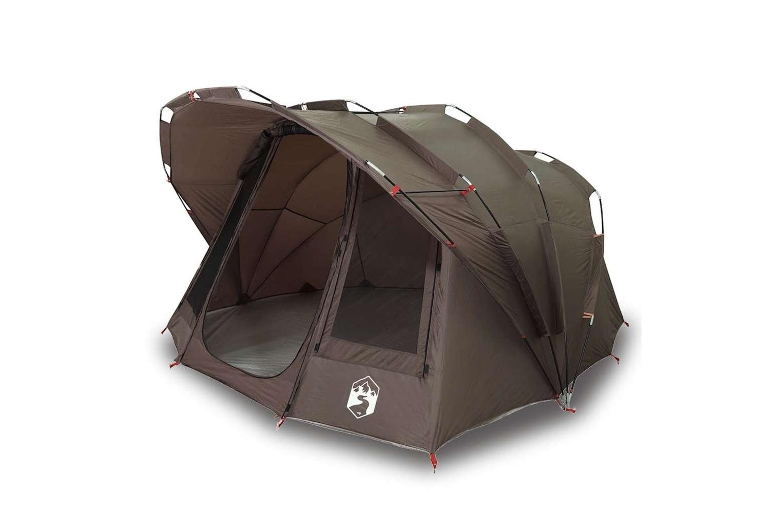 Vidaxl Fishing Tent 5-person Brown Waterproof