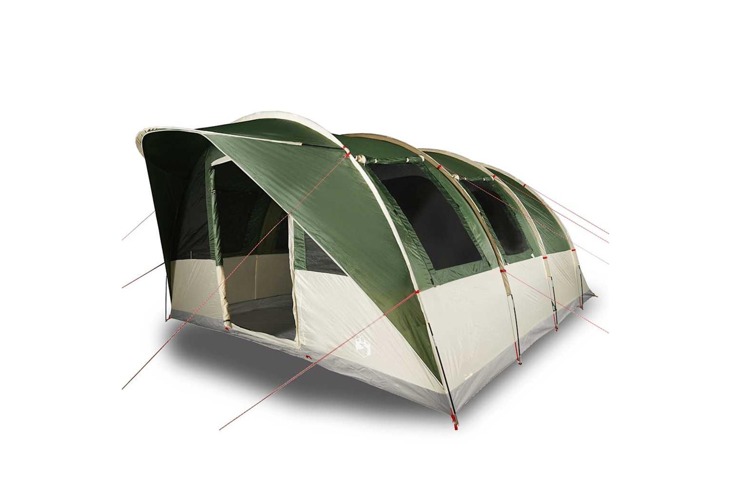 Vidaxl Camping Tent Tunnel 5-person Green Waterproof