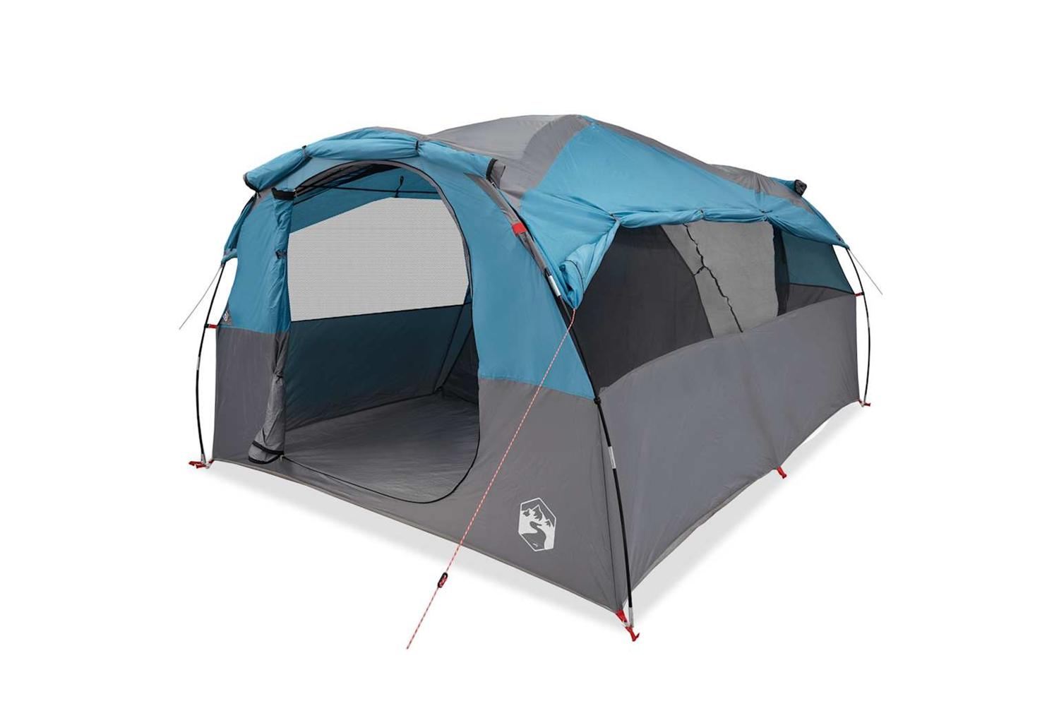 Vidaxl Family Tent Cabin 6-person Blue Waterproof