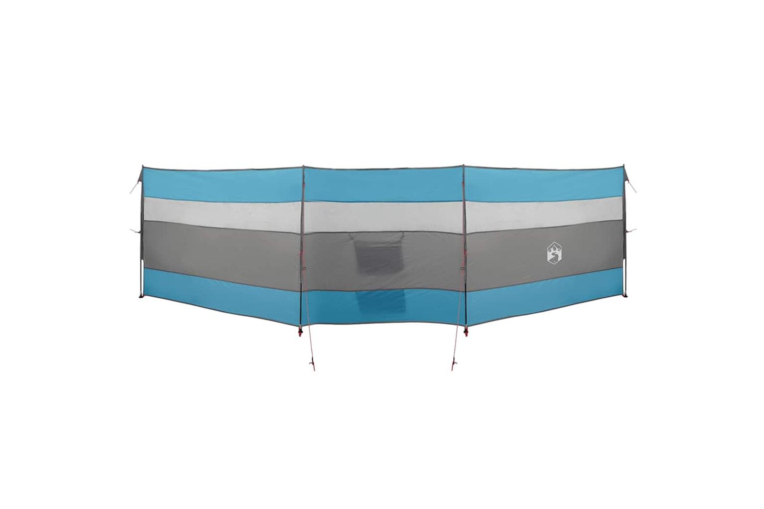 Vidaxl Camping Windbreak Blue 508x130 Cm Waterproof