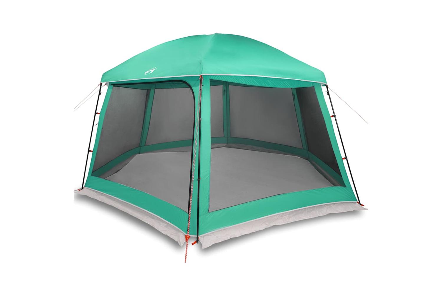 Vidaxl Pool Tent With Removable Fly & Mesh Walls Sea Green 512x458 Cm