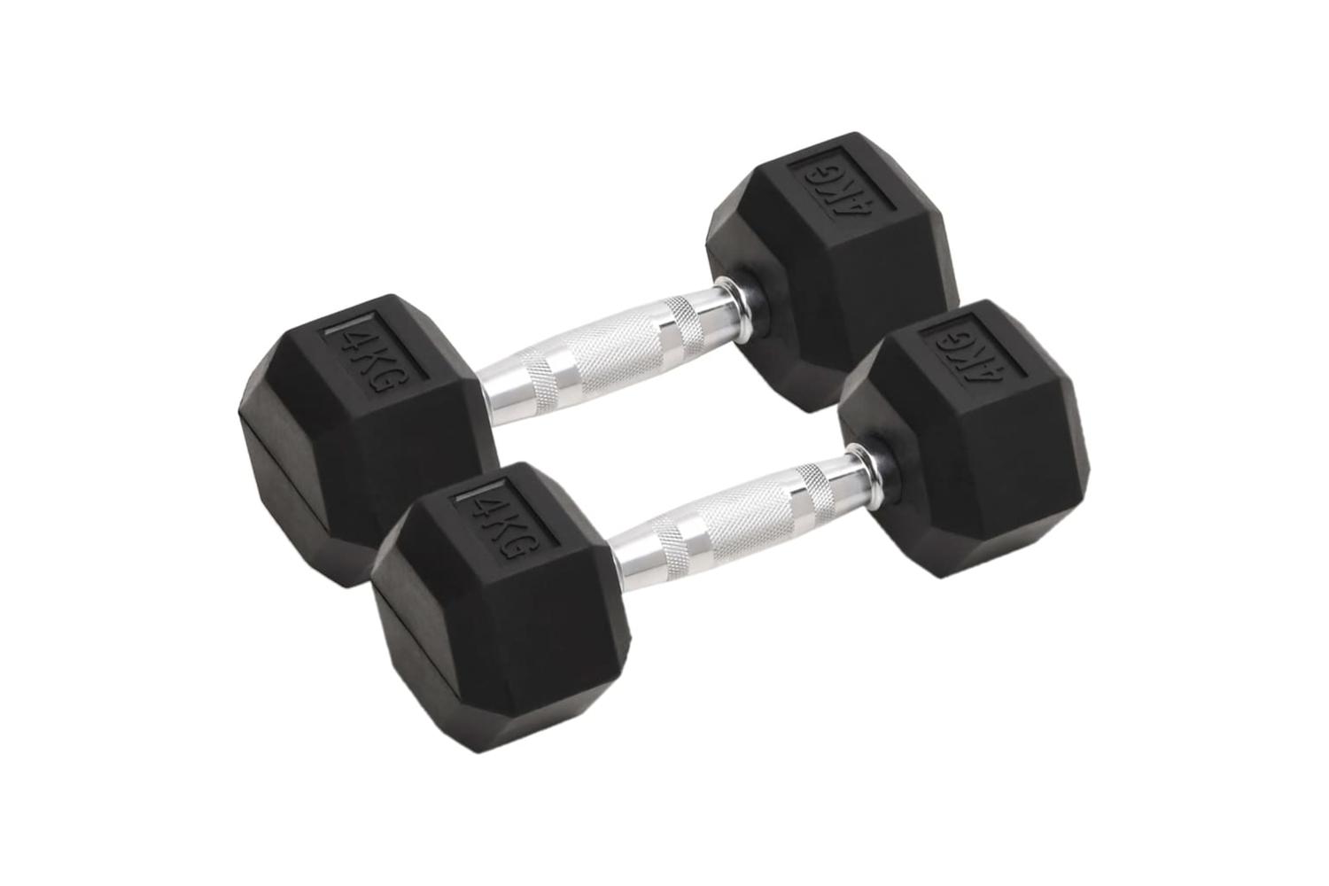 Vidaxl Dumbbells 2 Pcs 8 Kg Total Cast Iron