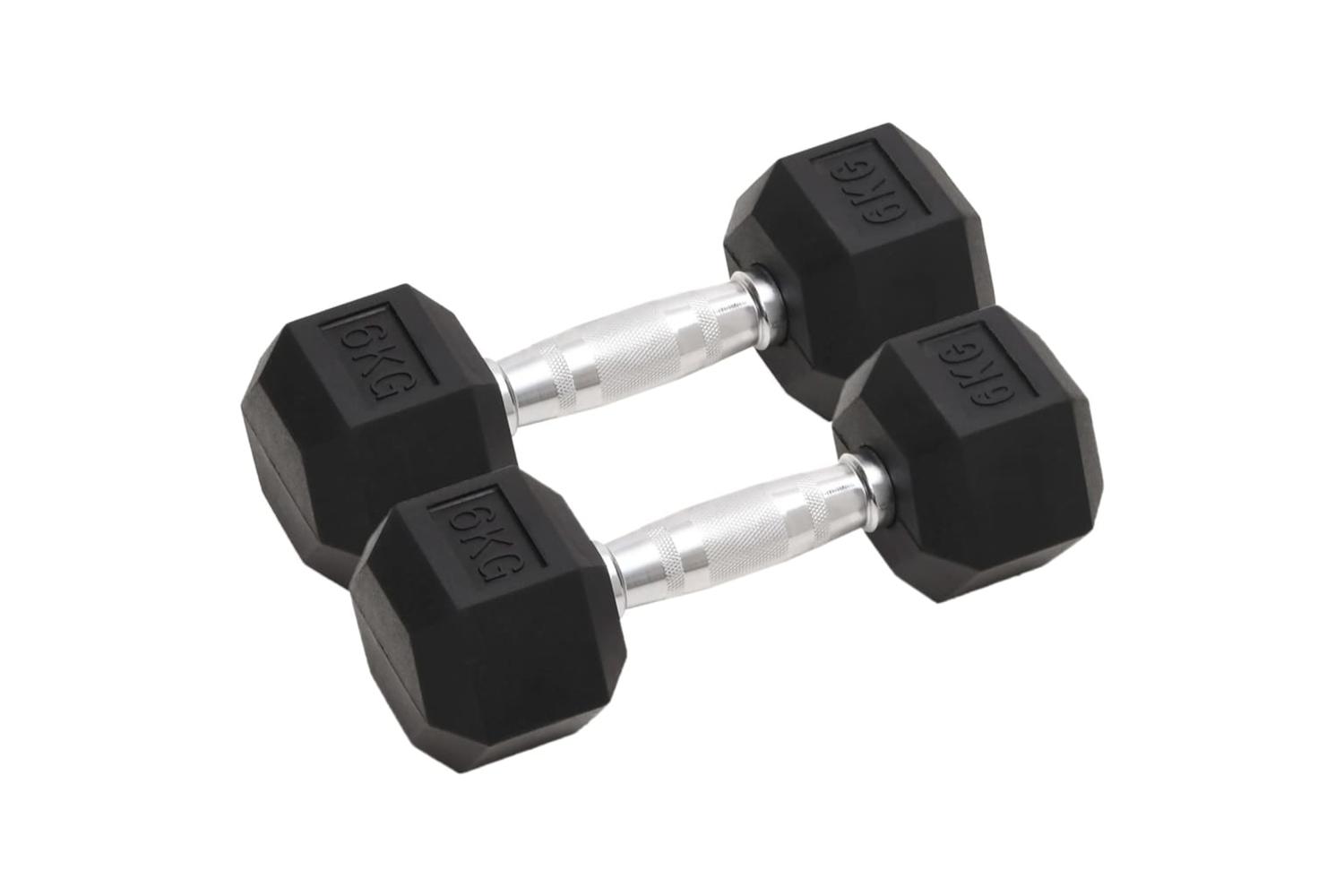 Vidaxl Dumbbells 2 Pcs 12 Kg Total Cast Iron